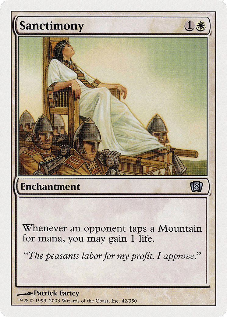 Sanctimony (8ED-042) [8th Edition] Foil