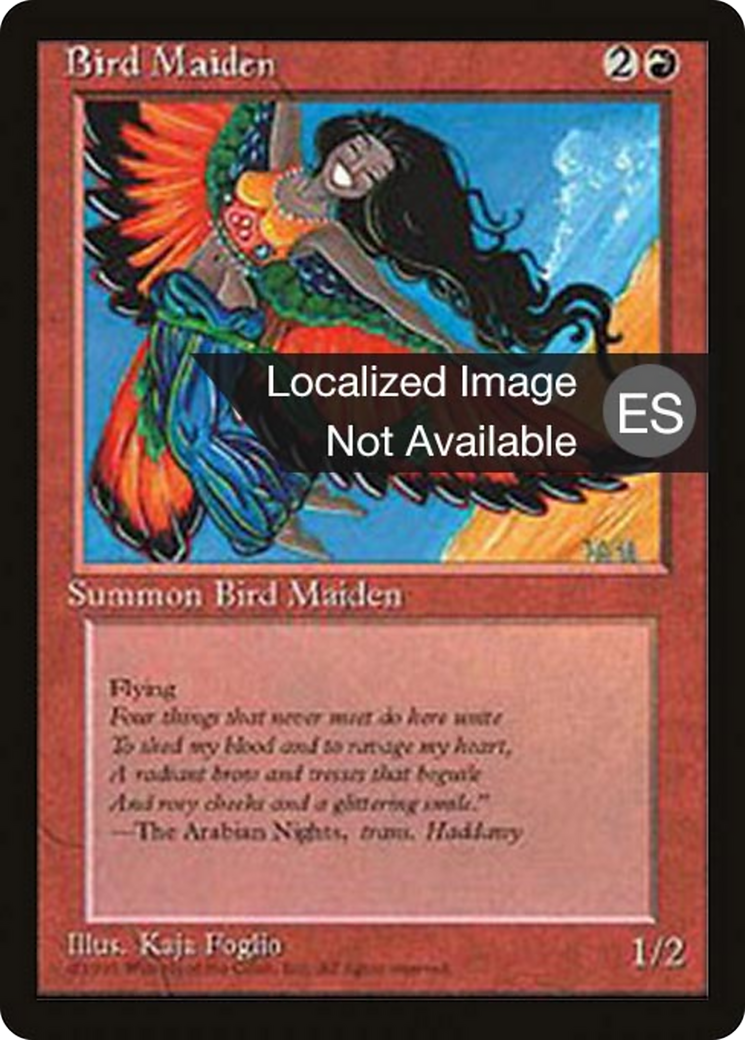 Bird Maiden (4BB-195) [Fourth Edition Foreign Black Border]