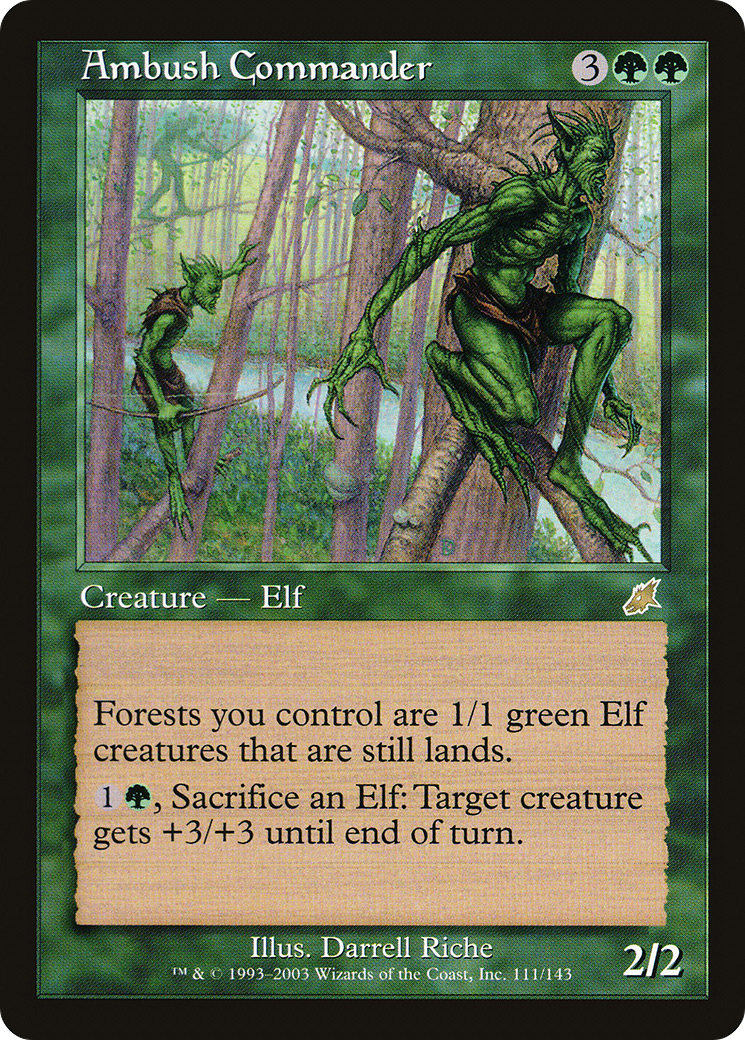 Ambush Commander (SCG-111) [Scourge] Foil