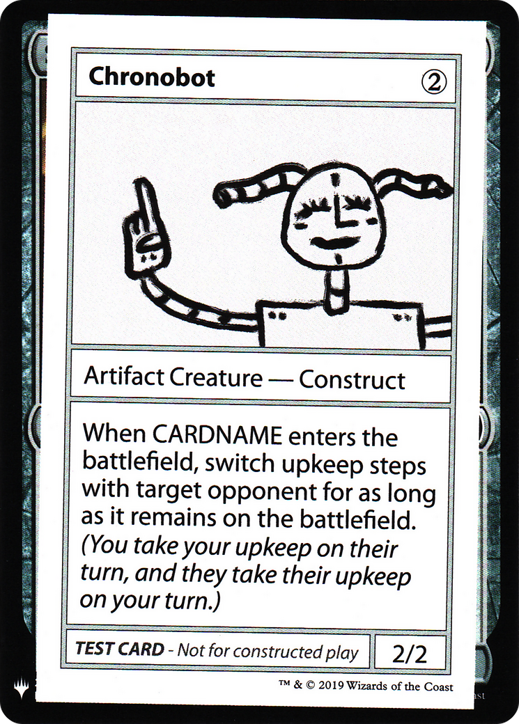 Chronobot [Mystery Booster Playtest Cards 2019]