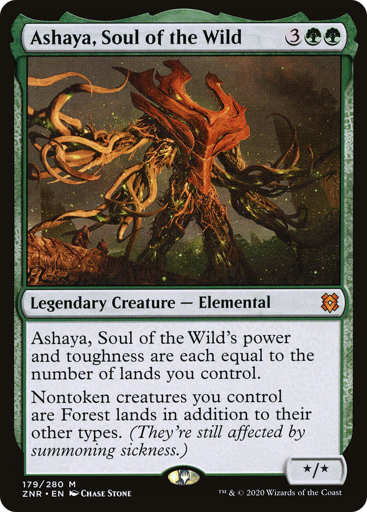 Ashaya, Soul of the Wild (ZNR-179) [Zendikar Rising] Foil