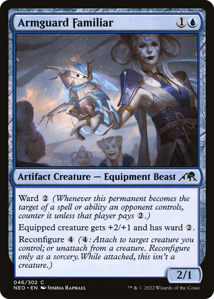 Armguard Familiar (NEO-046) [Kamigawa: Neon Dynasty] Foil