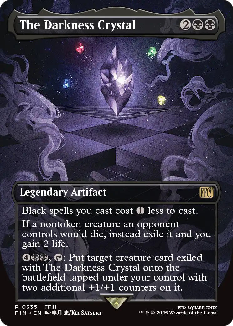 The Darkness Crystal (Borderless) (FIN-335) [FINAL FANTASY]