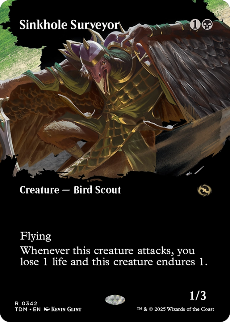 Sinkhole Surveyor (Borderless) (TDM-342) (Showcase) [Tarkir: Dragonstorm]
