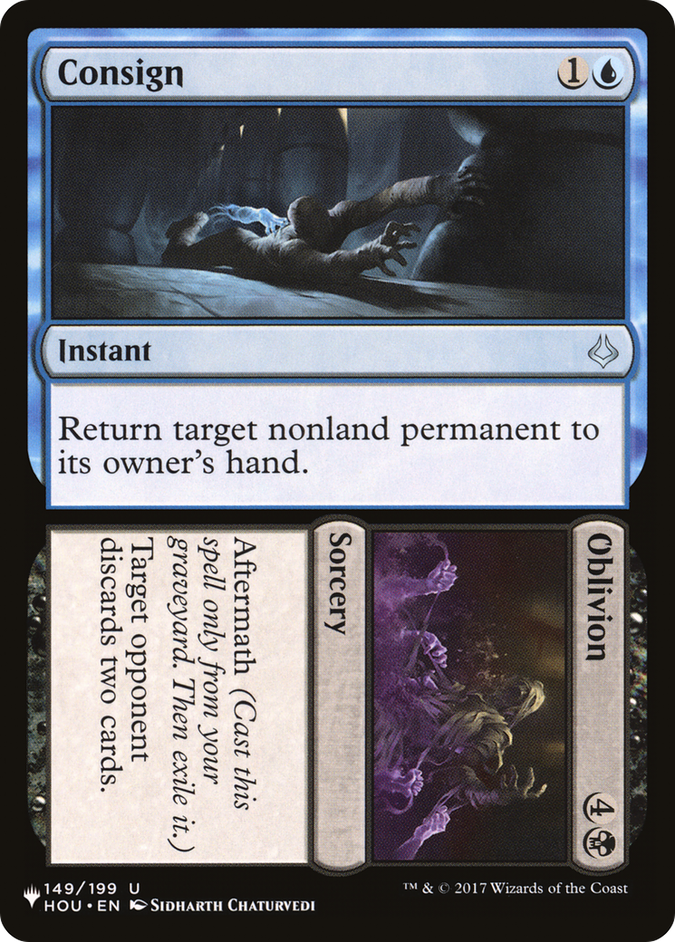 Consign // Oblivion (LIST-HOU-149) [The List]