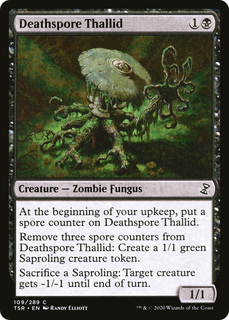 Deathspore Thallid (TSR-109) [Time Spiral Remastered] Foil