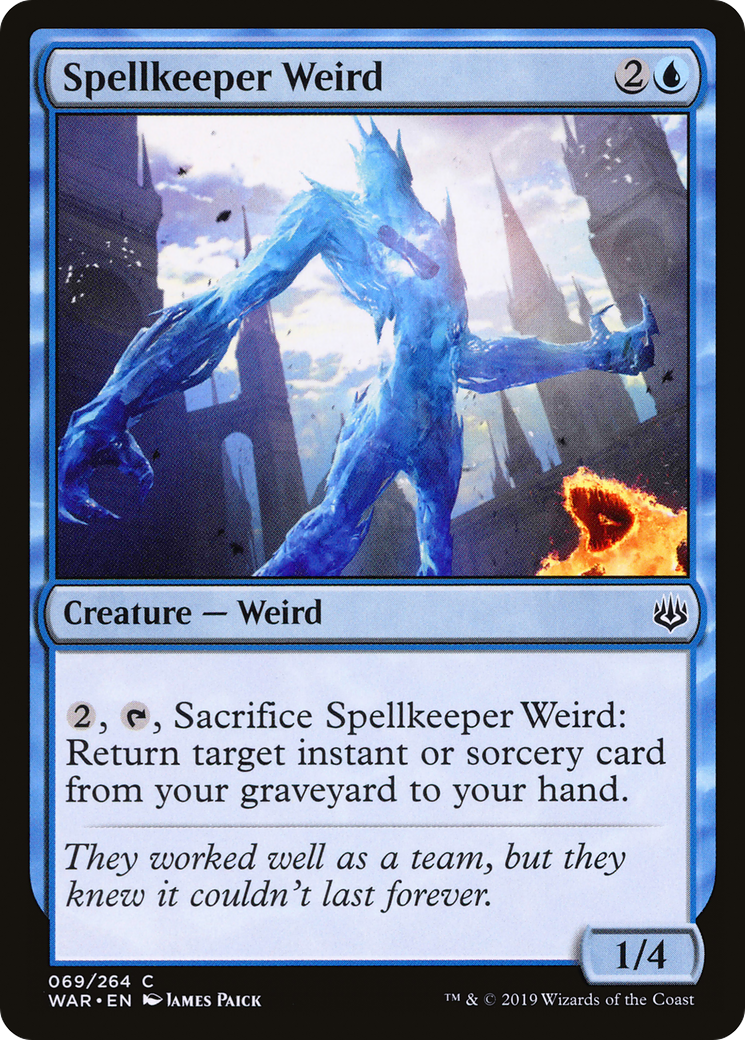 Spellkeeper Weird (WAR-069) [War of the Spark] Foil