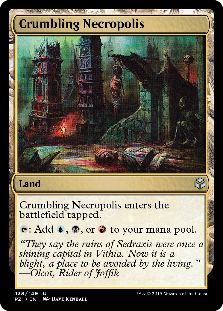 Crumbling Necropolis (PZ1-138) [Legendary Cube Prize Pack]
