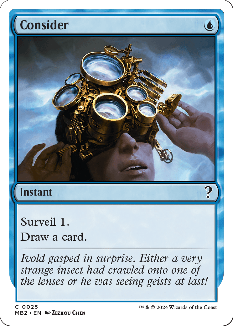 Consider (White Border) (MB2-025) [Mystery Booster 2]