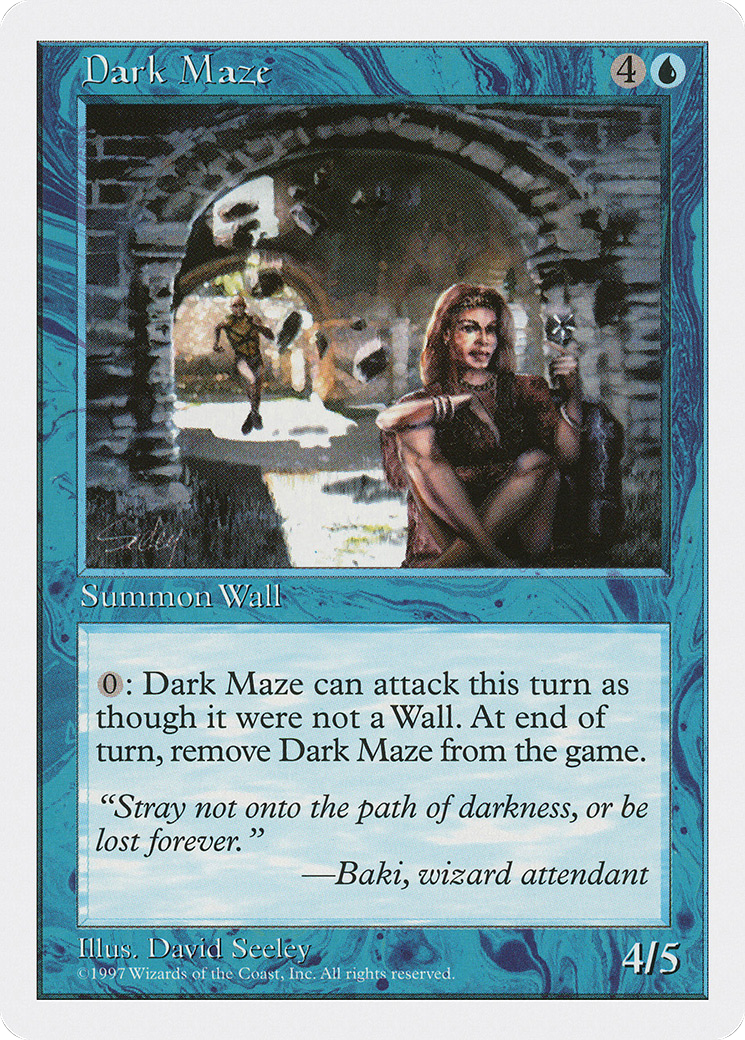 Dark Maze (5ED-080) [Fifth Edition]