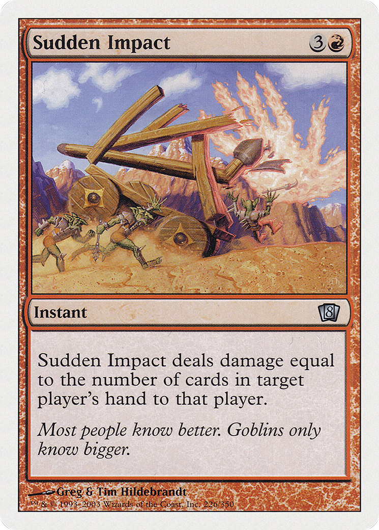 Sudden Impact (8ED-226) [8th Edition] Foil
