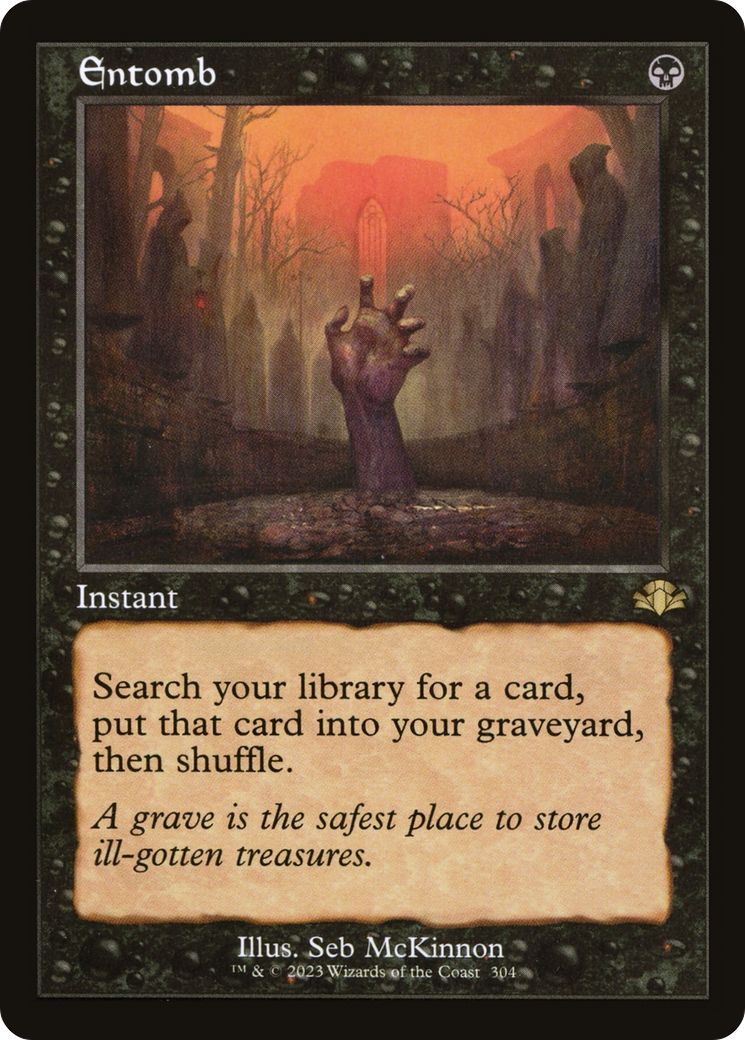 Entomb (Retro Frame) (DMR-304) [Dominaria Remastered]