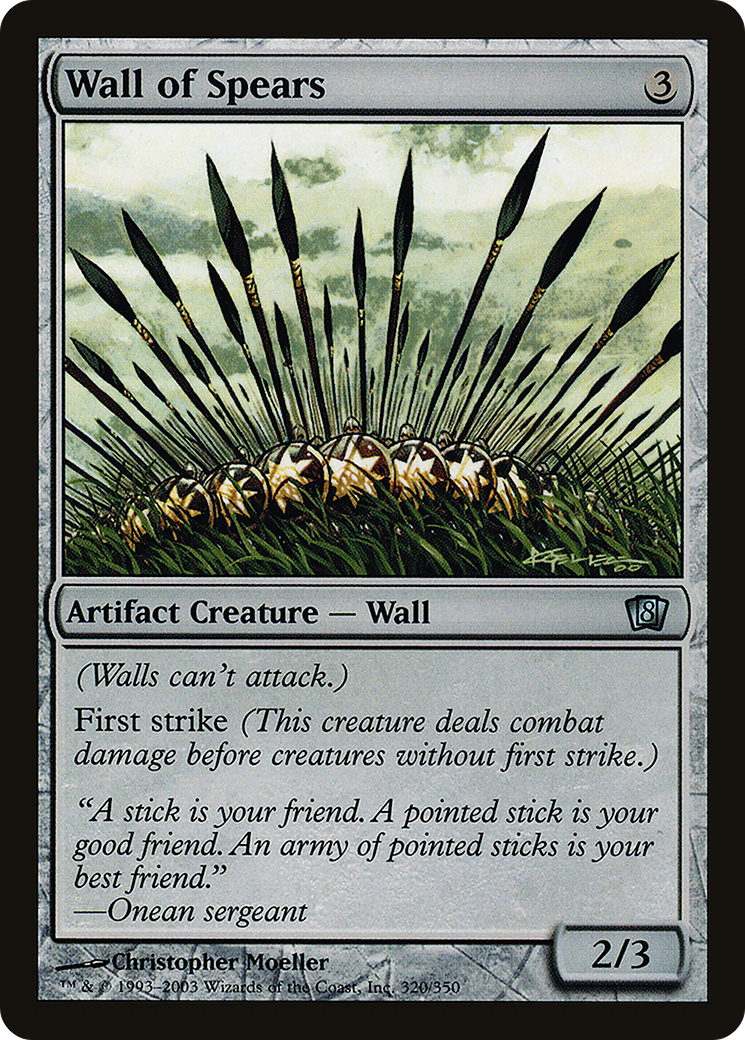 Wall of Spears (8ED-320) [8th Edition]