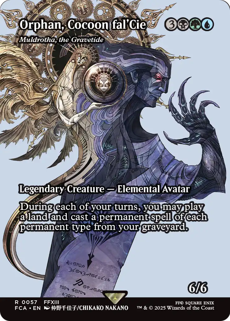 Orphan, Cocoon fal'Cie - Muldrotha, the Gravetide (Showcase) (FCA-057) (Borderless) [FINAL FANTASY: Through the Ages]