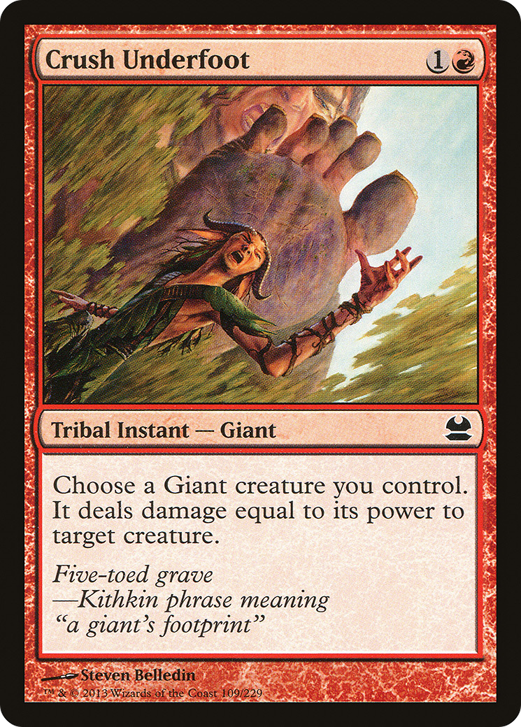 Crush Underfoot (MMA-109) [Modern Masters]