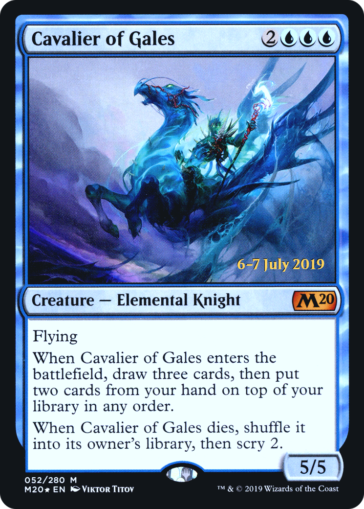 Cavalier of Gales (PRE-52S) [Core Set 2020 Promos] Foil