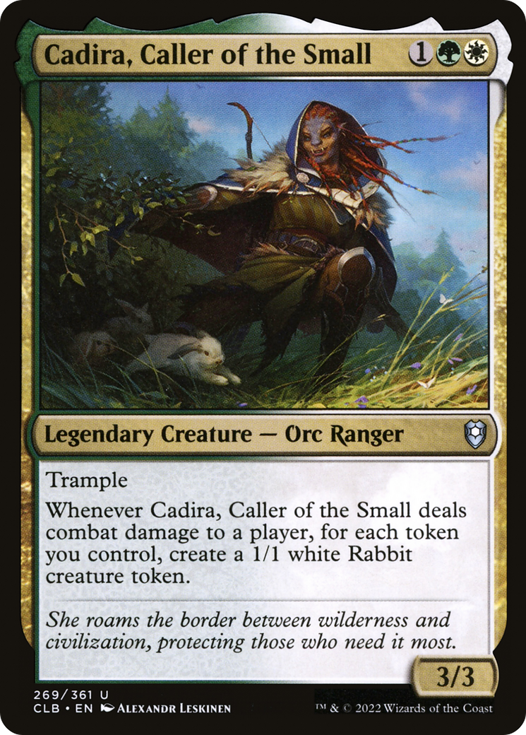 Cadira, Caller of the Small (CLB-269) [Commander Legends: Battle for Baldur's Gate] Foil