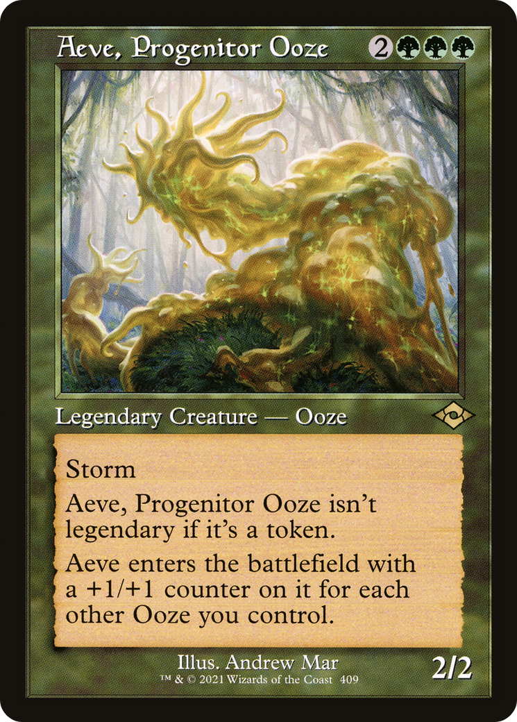 Aeve, Progenitor Ooze (Retro Frame) (MH2-409) [Modern Horizons 2] Etched Foil