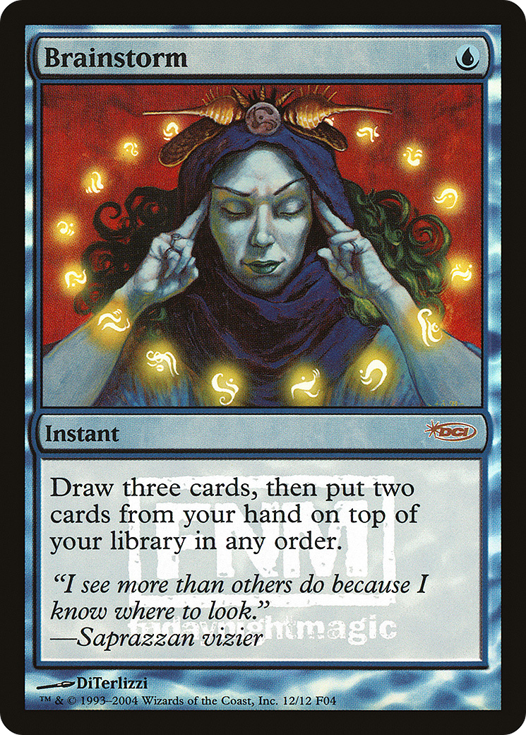Brainstorm (FNM-012) [Friday Night Magic 2004] Foil