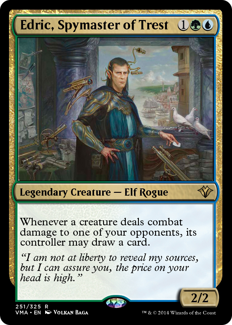 Edric, Spymaster of Trest (VMA-251) [Vintage Masters] Foil