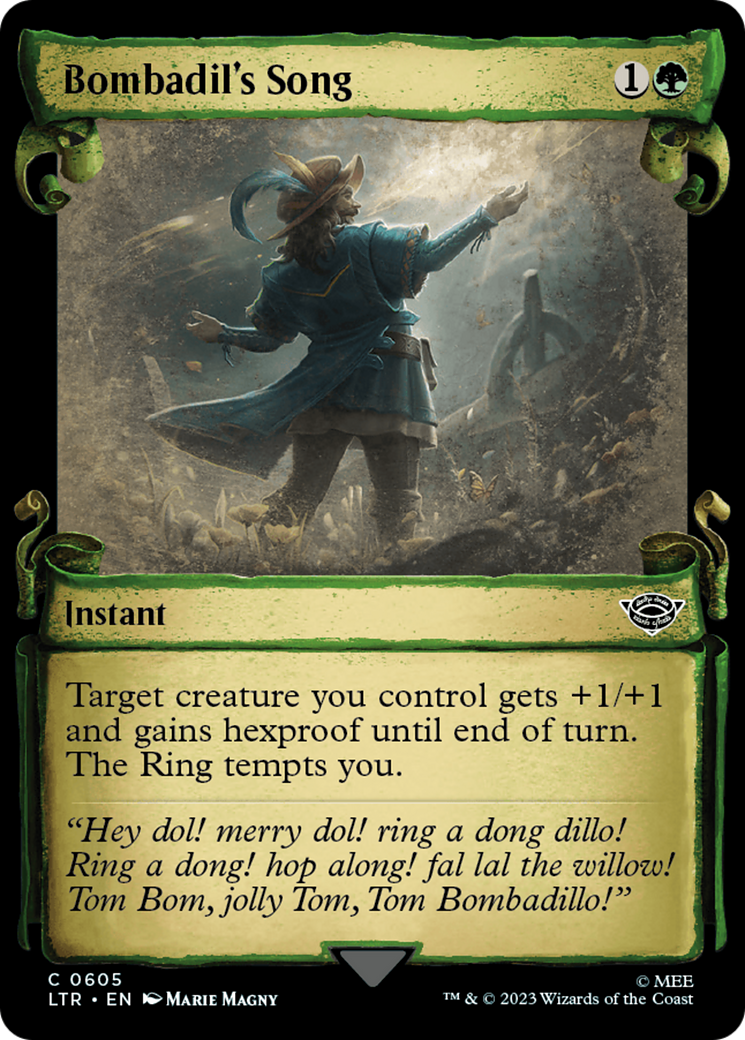 Bombadil's Song (Showcase Scrolls) (LTR-605) [The Lord of the Rings: Tales of Middle-earth] Foil