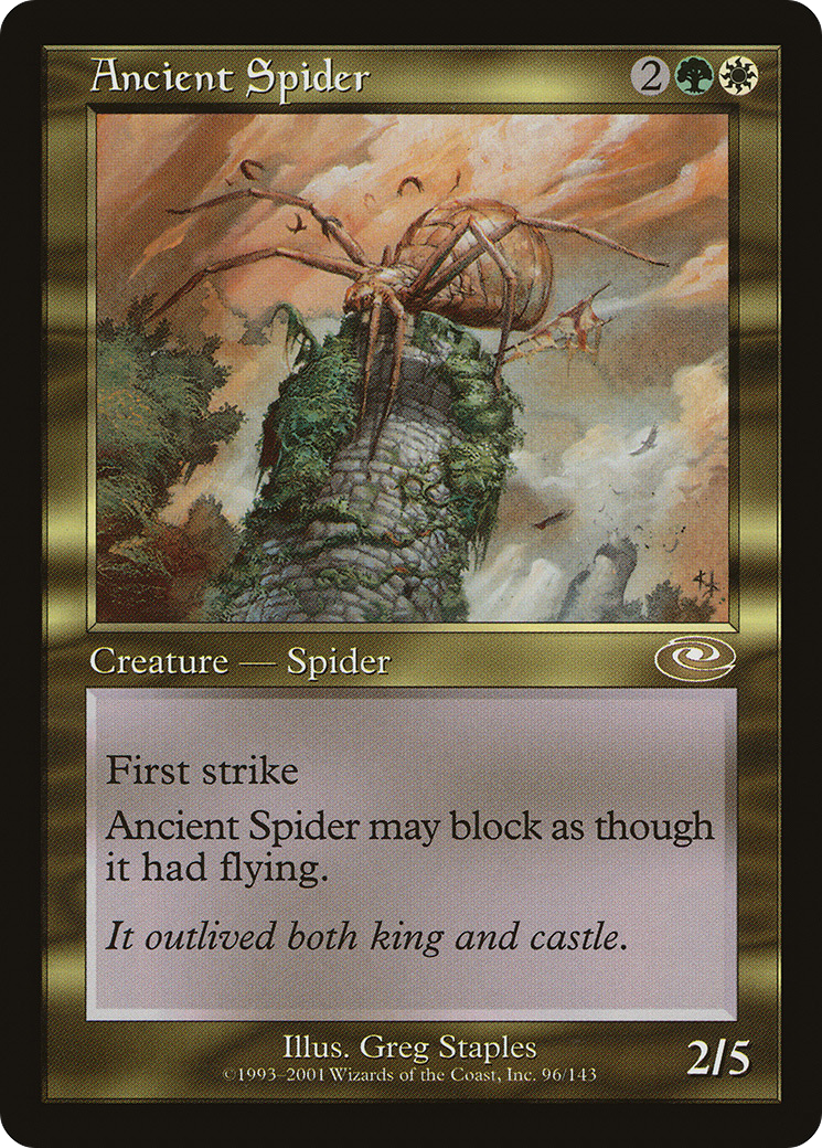 Ancient Spider (PLS-096) [Planeshift] Foil