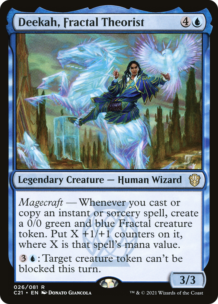 Deekah, Fractal Theorist (C21-026) [Commander 2021]