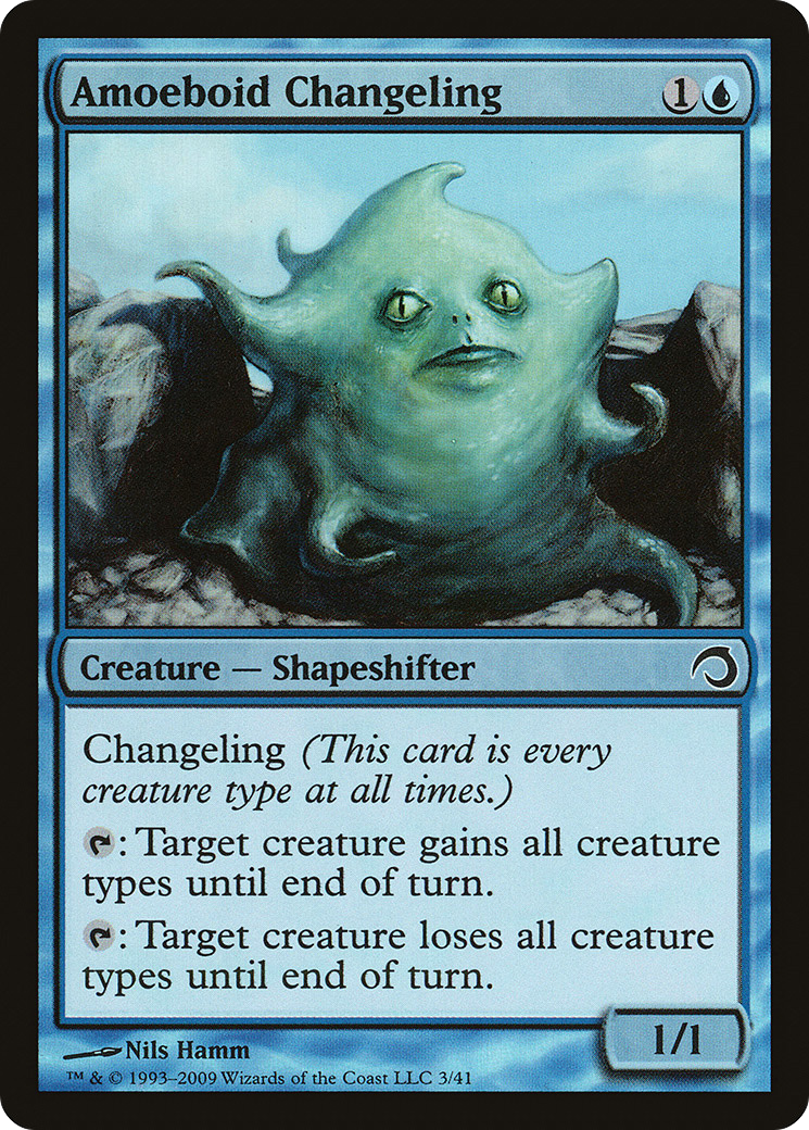 Amoeboid Changeling (PDS-003) [Premium Deck Series: Slivers] Foil