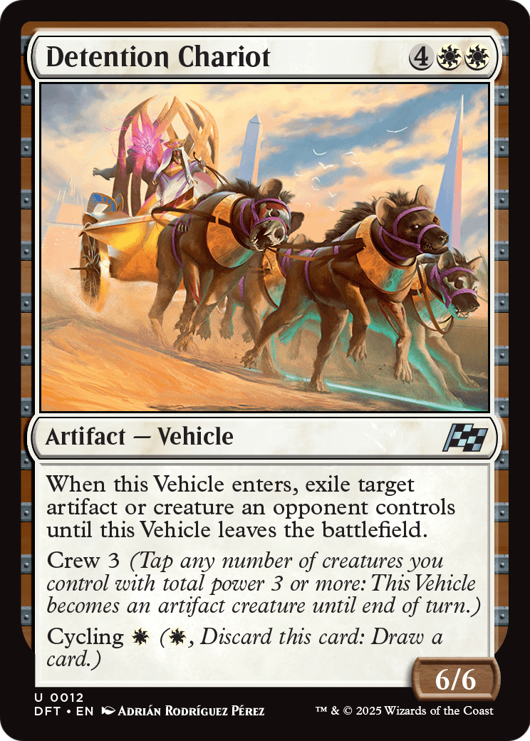 Detention Chariot (DFT-012) [Aetherdrift] Foil