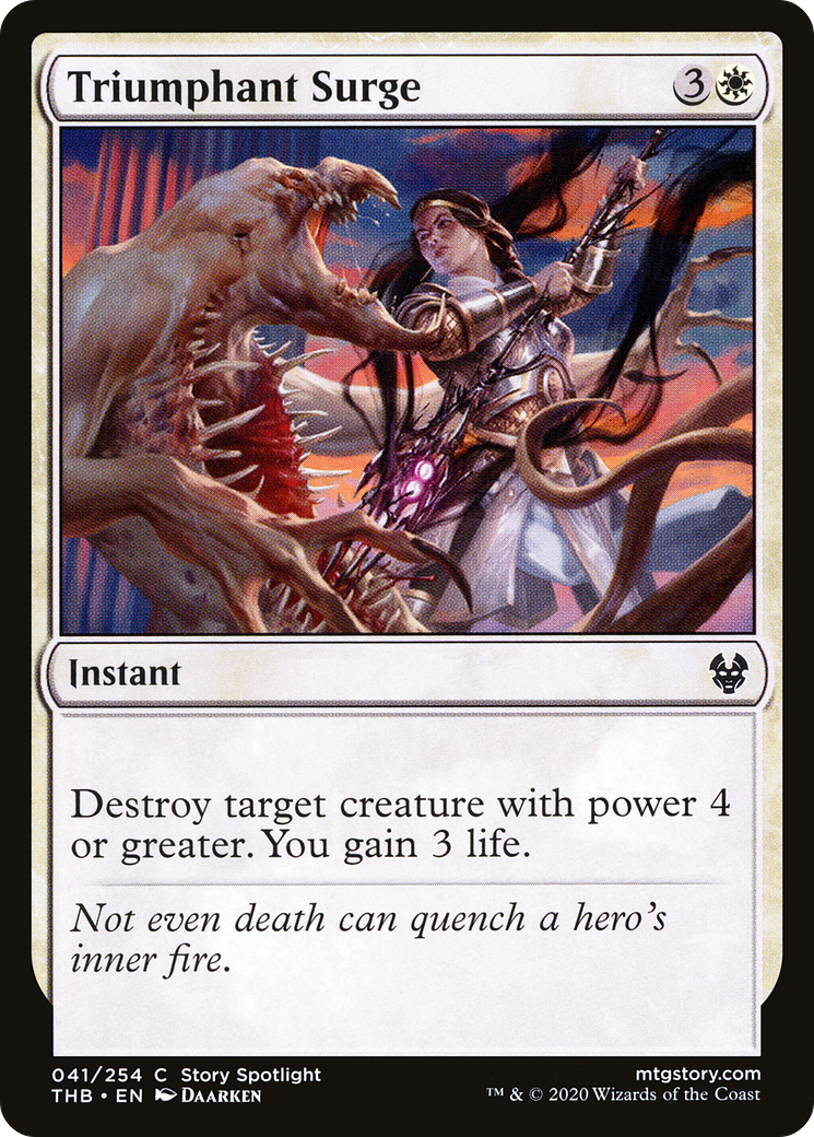 Triumphant Surge (THB-041) [Theros Beyond Death] Foil