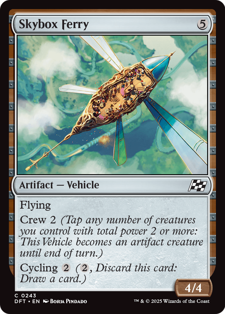 Skybox Ferry (DFT-243) [Aetherdrift] Foil