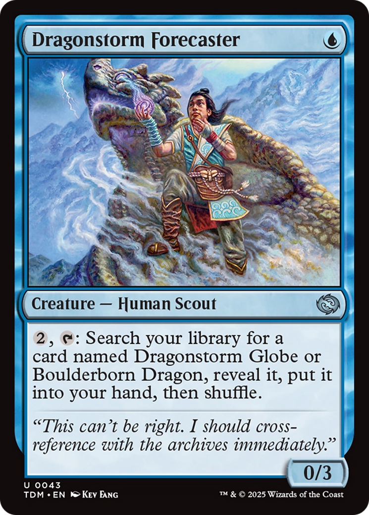 Dragonstorm Forecaster (TDM-043) [Tarkir: Dragonstorm] Foil