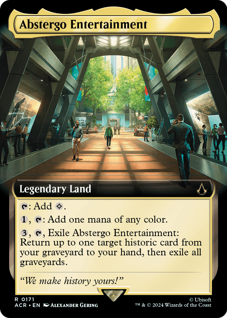 Abstergo Entertainment (Extended Art) (ACR-171) [Assassin's Creed] Foil