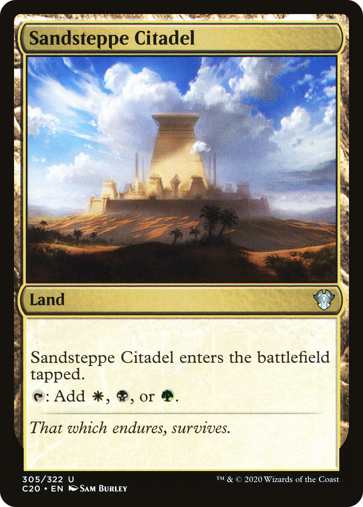 Sandsteppe Citadel (C20-305) [Commander 2020]