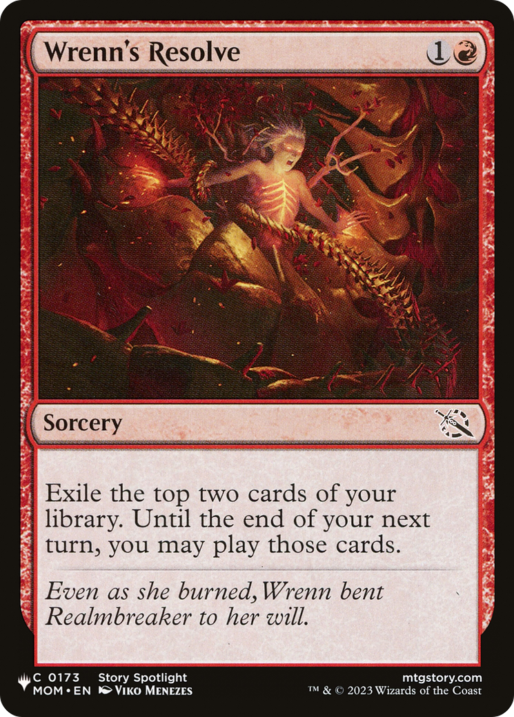 Wrenn's Resolve (LIST-MOM-173) [The List]