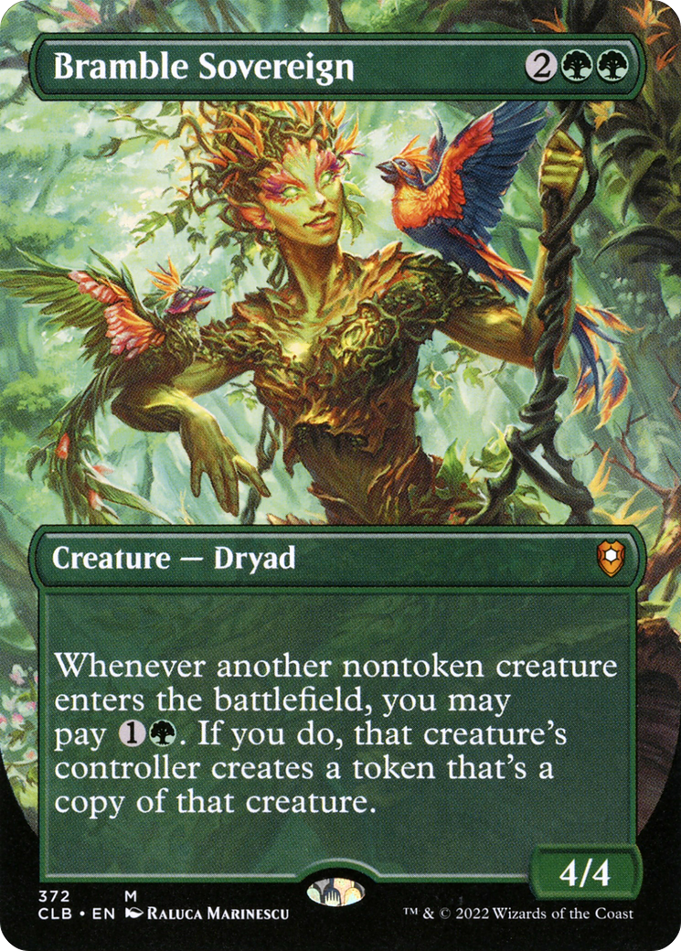 Bramble Sovereign (Borderless) (CLB-372) [Commander Legends: Battle for Baldur's Gate] Foil