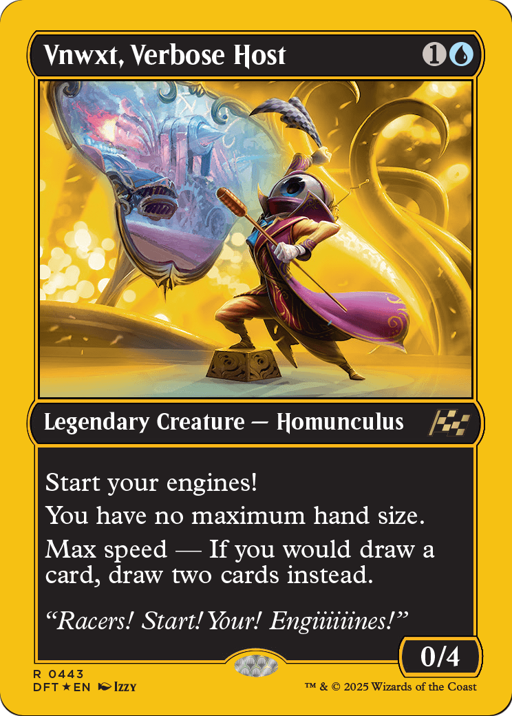 Vnwxt, Verbose Host (First-Place Foil) (DFT-443) [Aetherdrift] Foil