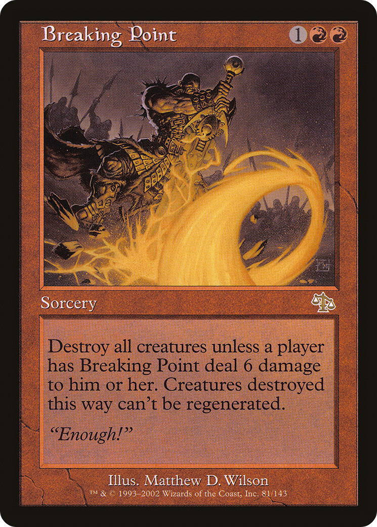 Breaking Point (JUD-081) [Judgment]