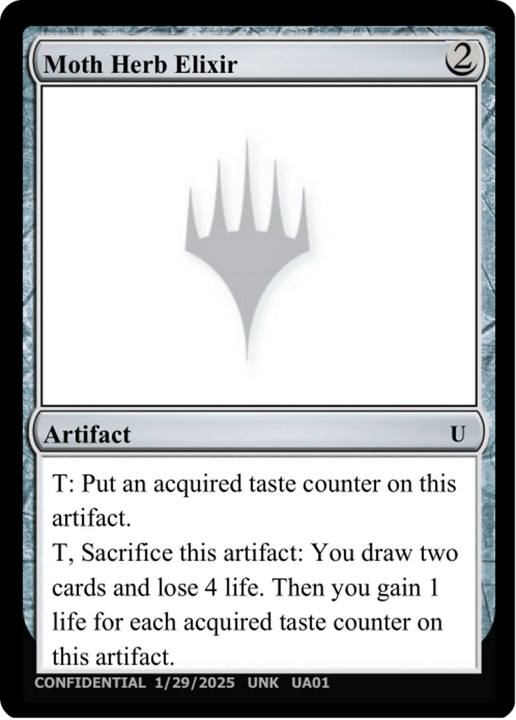 Moth Herb Elixir [Un-Known Event Playtest Cards]