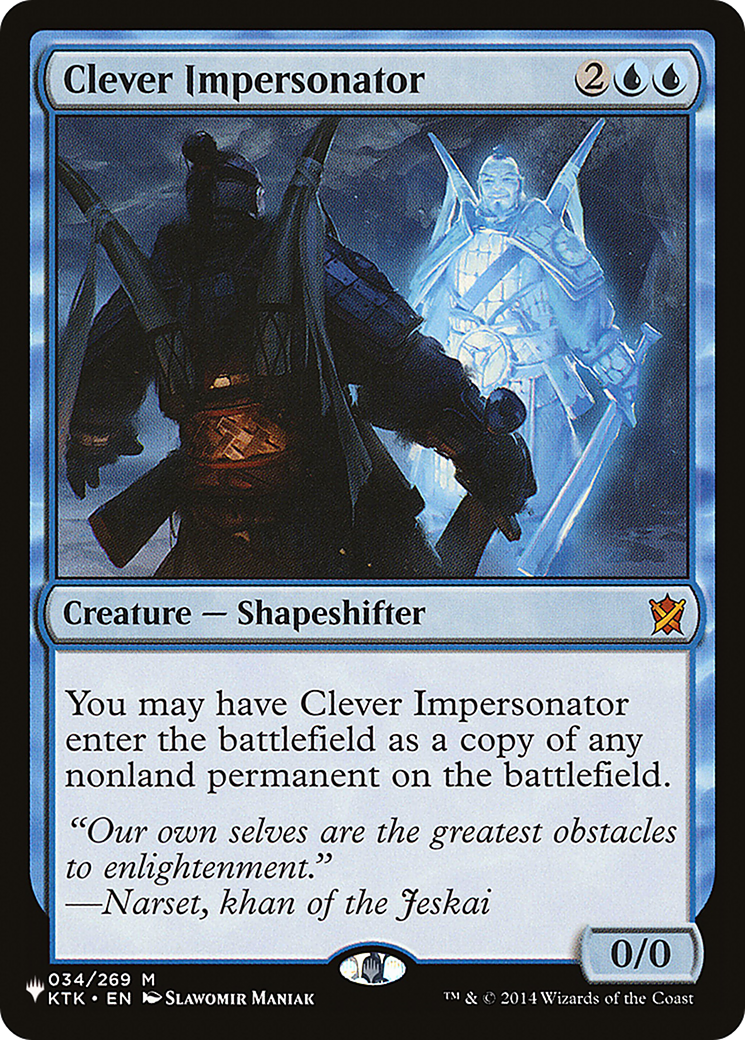 Clever Impersonator (LIST-KTK-34) [The List]