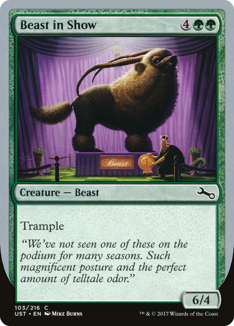 Beast in Show (B) (UST-103B) [Unstable] Foil