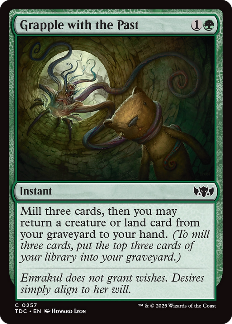 Grapple with the Past (TDC-257) [Commander: Tarkir: Dragonstorm]