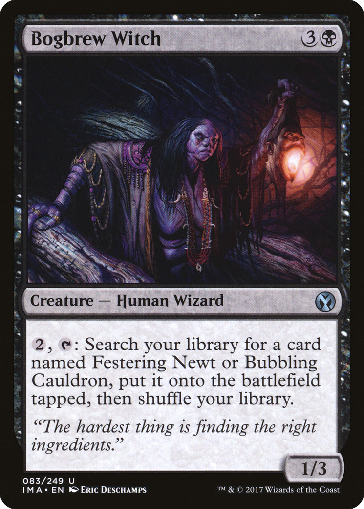 Bogbrew Witch (IMA-083) [Iconic Masters] Foil