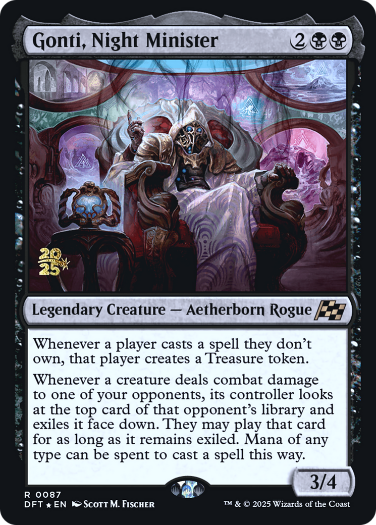 Gonti, Night Minister (PRE-087) [Prerelease Cards] Foil