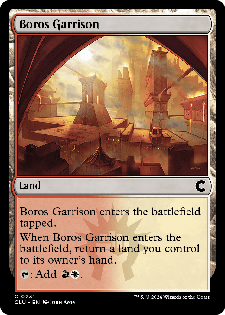 Boros Garrison (CLU-231) [Ravnica: Clue Edition]