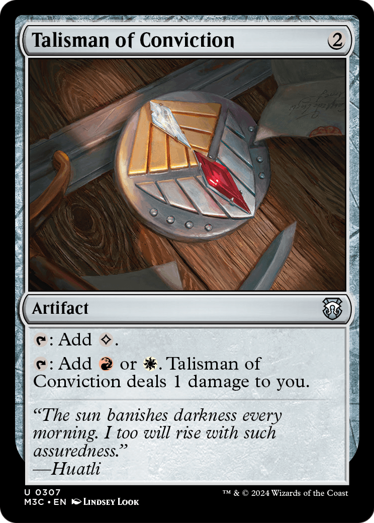 Talisman of Conviction (M3C-307) [Modern Horizons 3 Commander]