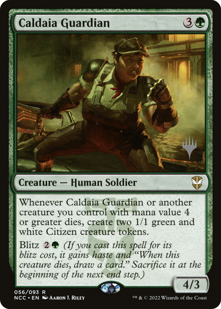 Caldaia Guardian (PPSNC-056) [Promo Pack: New Capenna Commander Promos] Foil