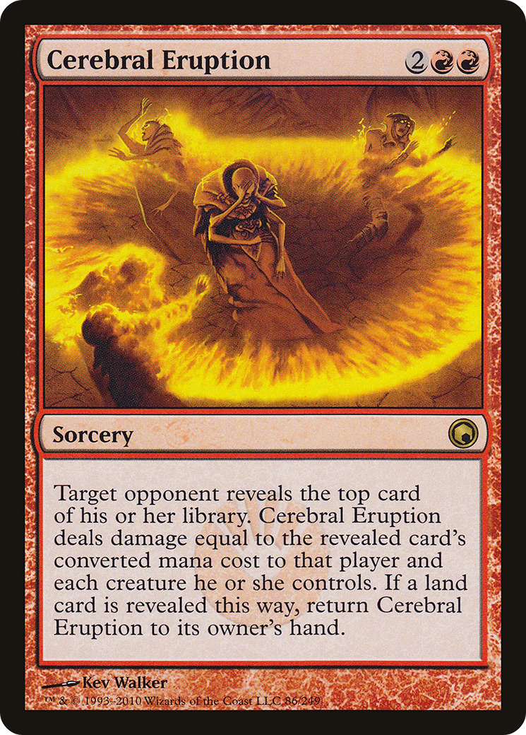 Cerebral Eruption (SOM-086) [Scars of Mirrodin]