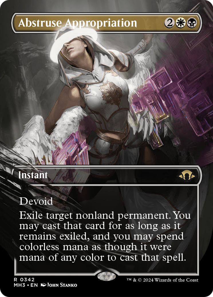 Abstruse Appropriation (Borderless) (MH3-342) [Modern Horizons 3]