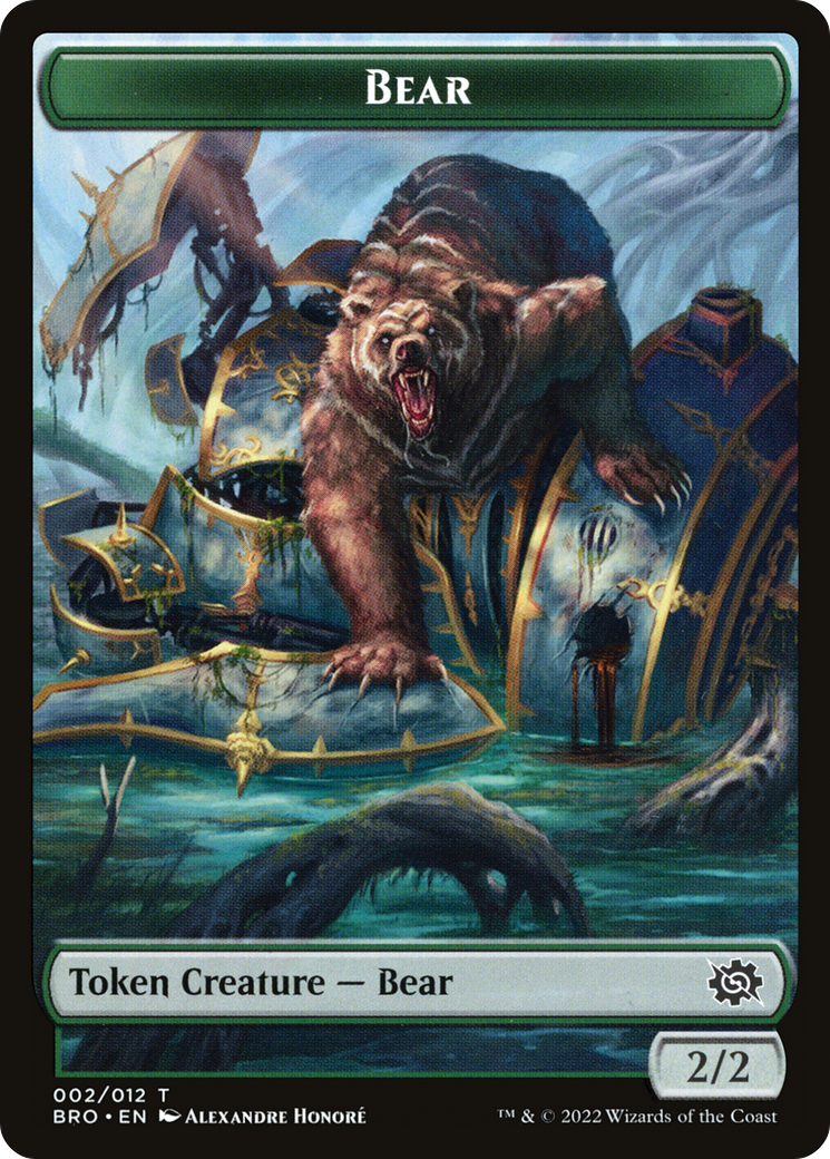 Bear (TBRO-002) [The Brothers' War Tokens] Foil